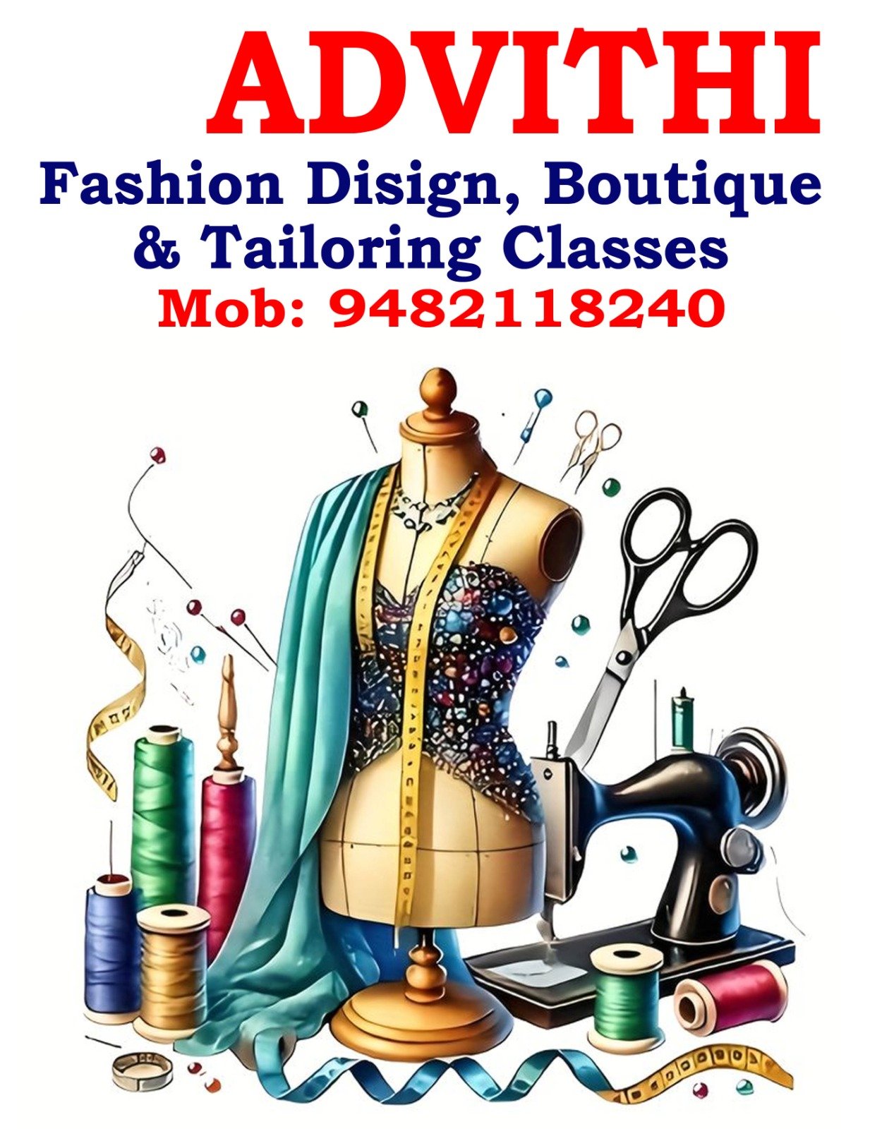 Advithi fashion design and boutique and tailoring class image 2