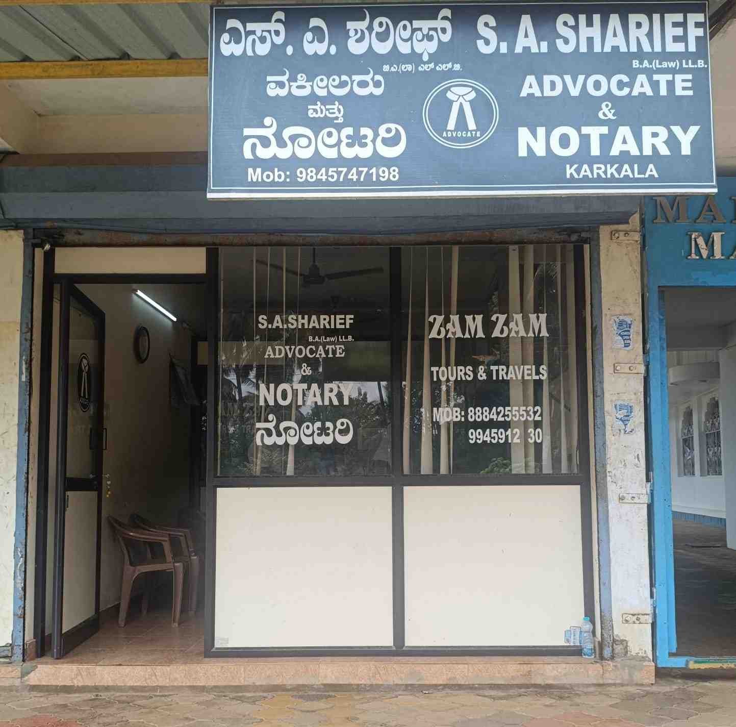 S.A SHARIEF ADVOCATE & NOTARY