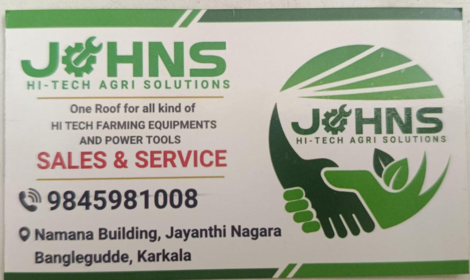 JOHNS HI-TECH AGRI SOLUTIONS Sales &service  image 2